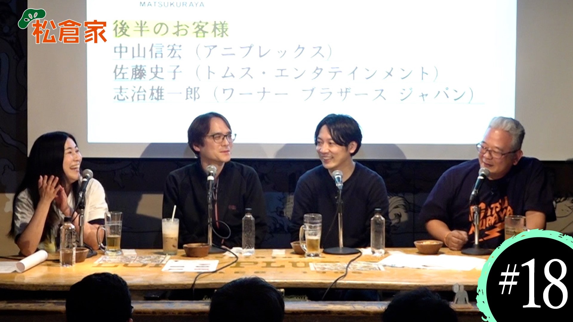 #18　放送1周年記念イベント【後編】 ゲスト：中山信宏（アニプレックス／HAYATE）、佐藤史子（トムス・エンタテインメント）、志治雄一郎（ワーナー ブラザース ジャパン）